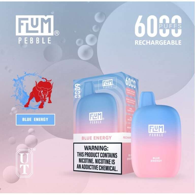 Flum Pebble 6000 Puff Disposable 5% **SINGLE** (Master Case of 200)