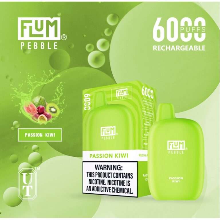 Flum Pebble 6000 Puff Disposable 5% **SINGLE** (Master Case of 200)