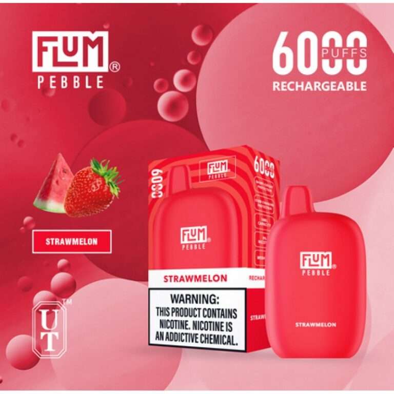 Flum Pebble 6000 Puff Disposable 5% **SINGLE** (Master Case of 200)