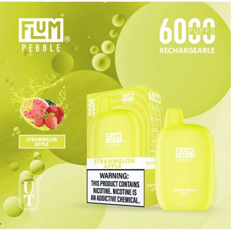 Flum Pebble 6000 Puff Disposable 5% **SINGLE** (Master Case of 200)