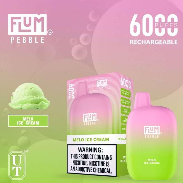 Flum Pebble 6000 Puff Disposable 5% **SINGLE** (Master Case of 200)