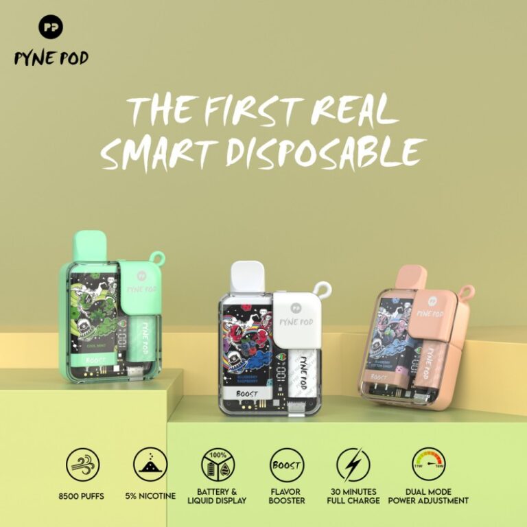 Pyne Pod Boost 8500 Disposable 5% (Display Box of 5)