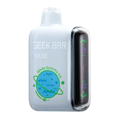 WHITE GUMMY ICE GEEK BAR PULSE