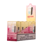 White Gummy Ice Geek Bar Pulse 5-pack display box